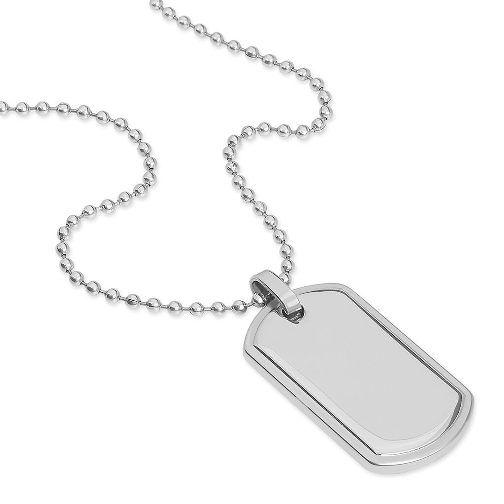 Collier Eutrope Acier Blanc