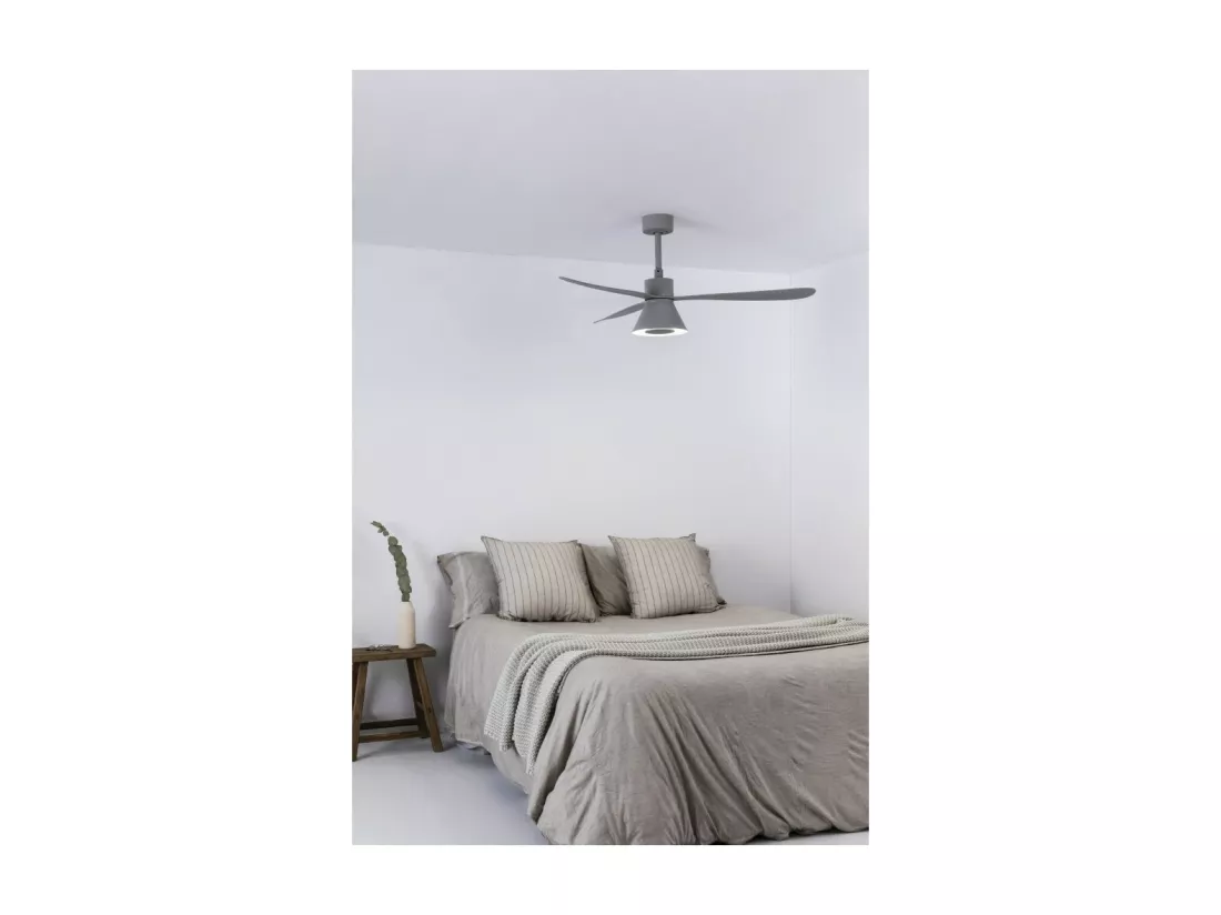 Ventilateur de plafond AMELIA L CONE LED Gris