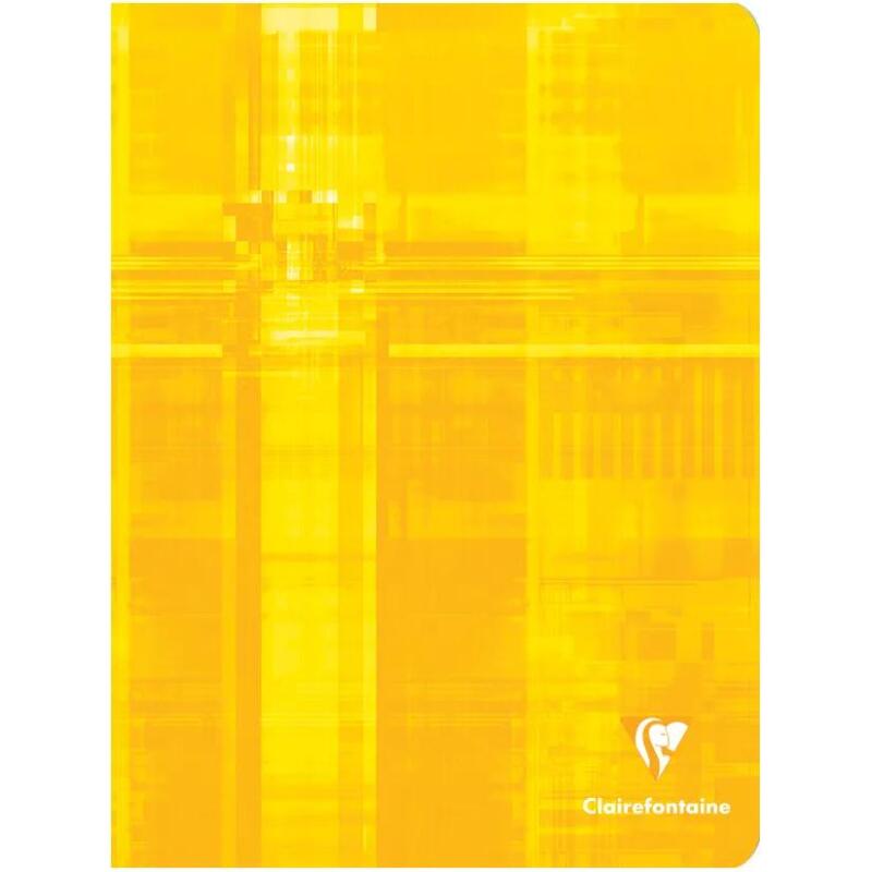 Cahier piqué 17x22cm 48 pages grands carreaux - Assortis
