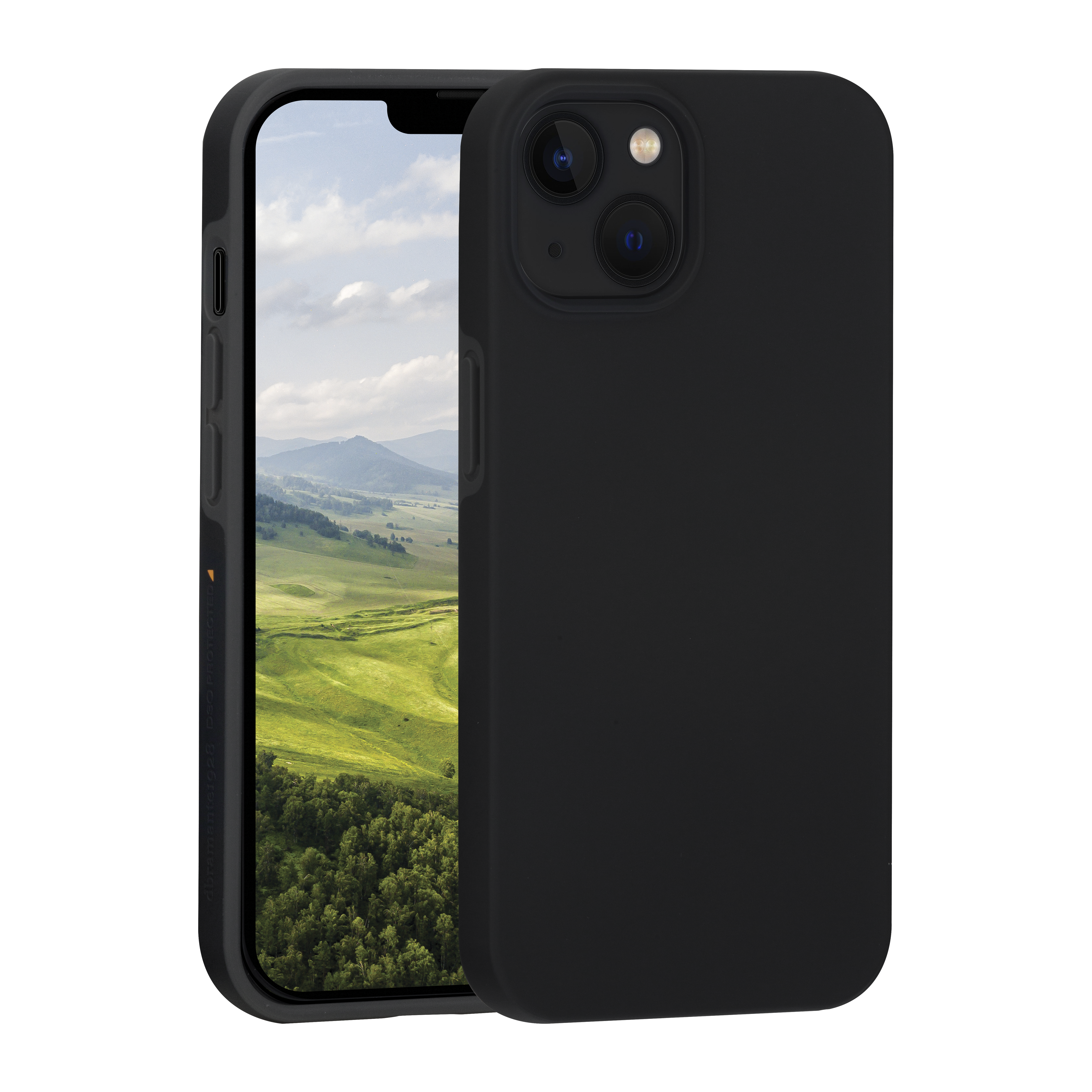 iPhone 14 Hardcase Hülle Clear Case Iceland Ultra D3O MagSafe Recycled (IU61BL001906) - Schwarz