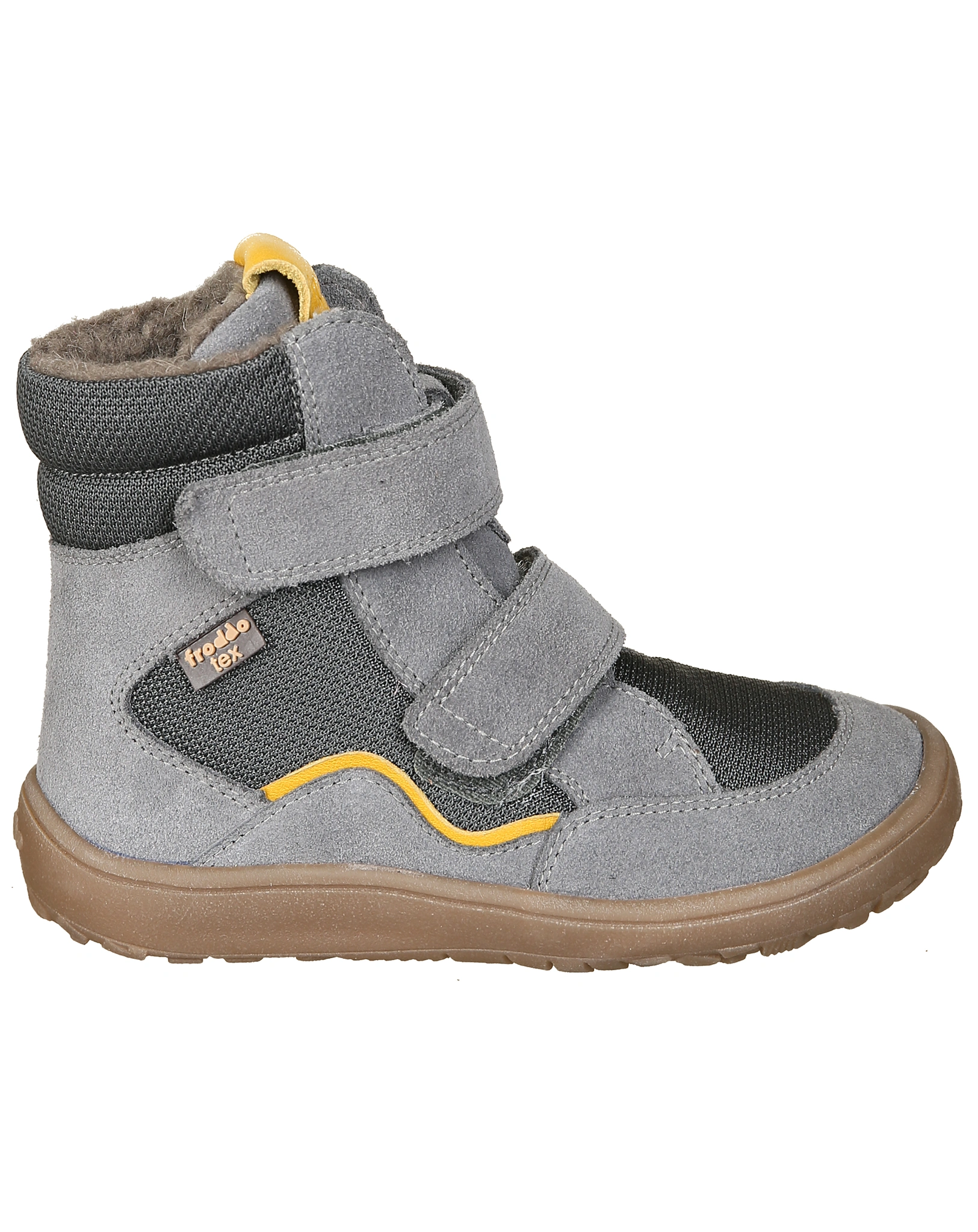 Klettboots BAREFOOT TEX gefüttert in grey