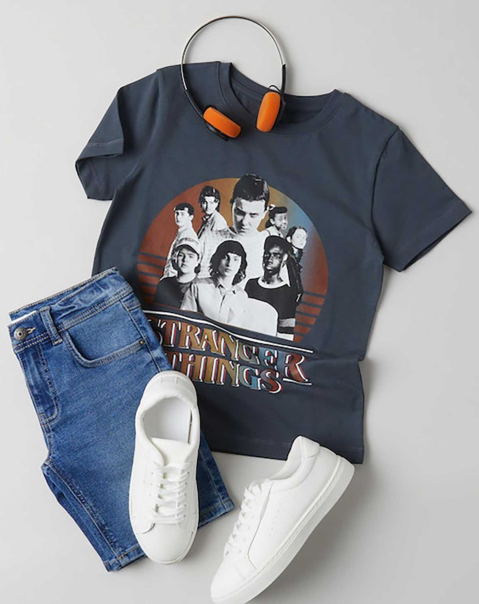 T-Shirt NKMFRITZ STRANGERTHINGS in india ink