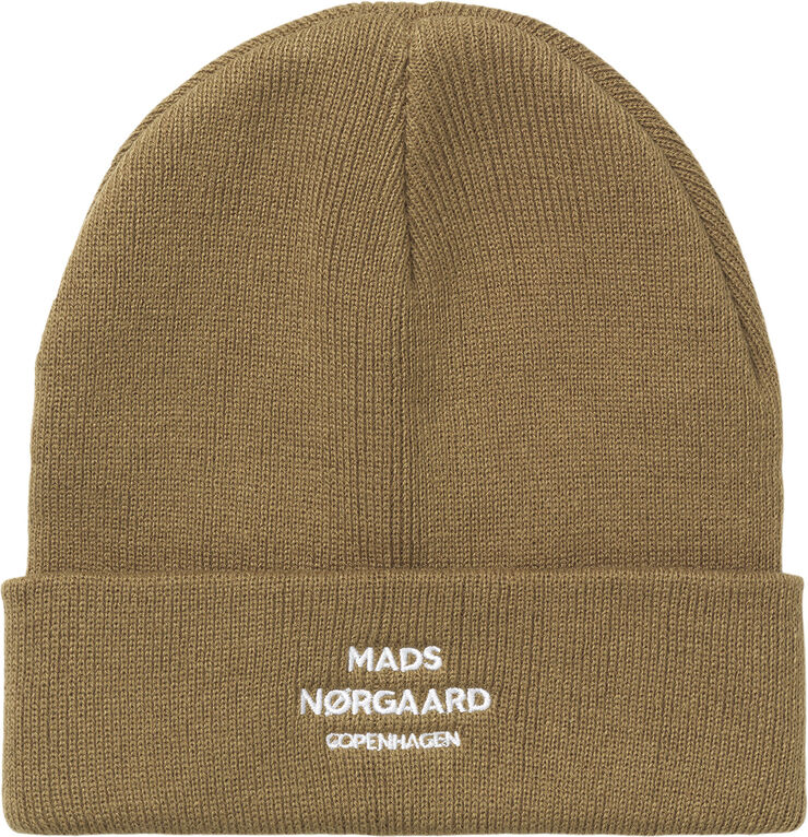 Mads Nørgaard - Copenhagen Isak Logo Ambas Beanie Brun