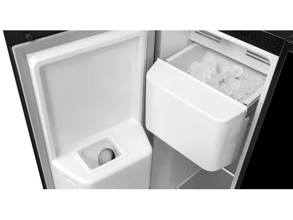 Concept LA7691BC, Fritstående, Amerikansk dør, Sort, Berøring, 543 L, SN-T