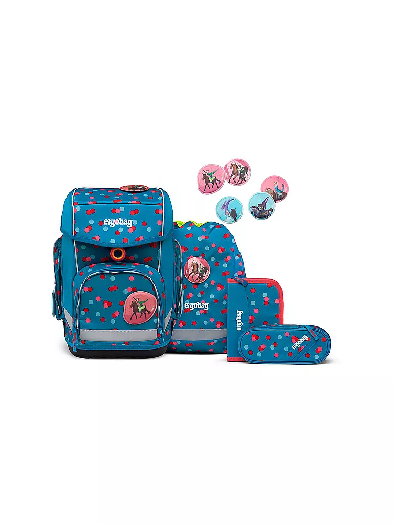 ERGOBAG Schultaschen Set 5tlg Cubo VoltiBär blau