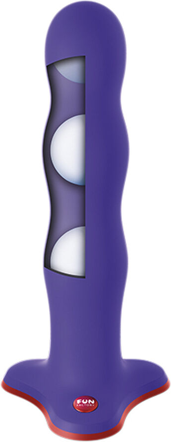 FUN-FACTORY FUN FACTORY - BOUNCER UNIQUE STRAP-ON DILDO FLASHY PURPLE Purple