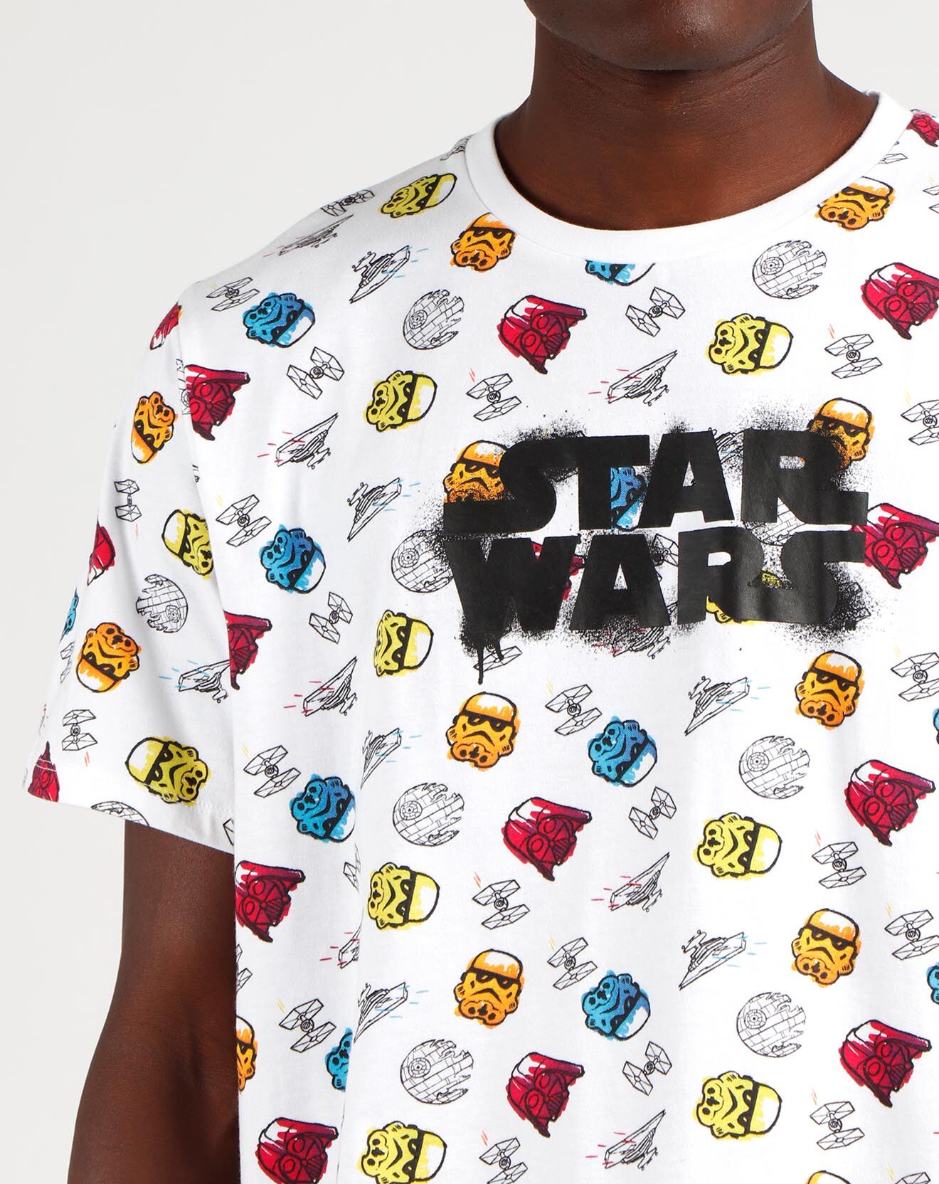 Star Wars Pyjama T-Shirt & Short Icarus blanc/gris