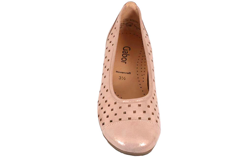 GABOR BALLERINA I SHINY ROSA NUBUCK