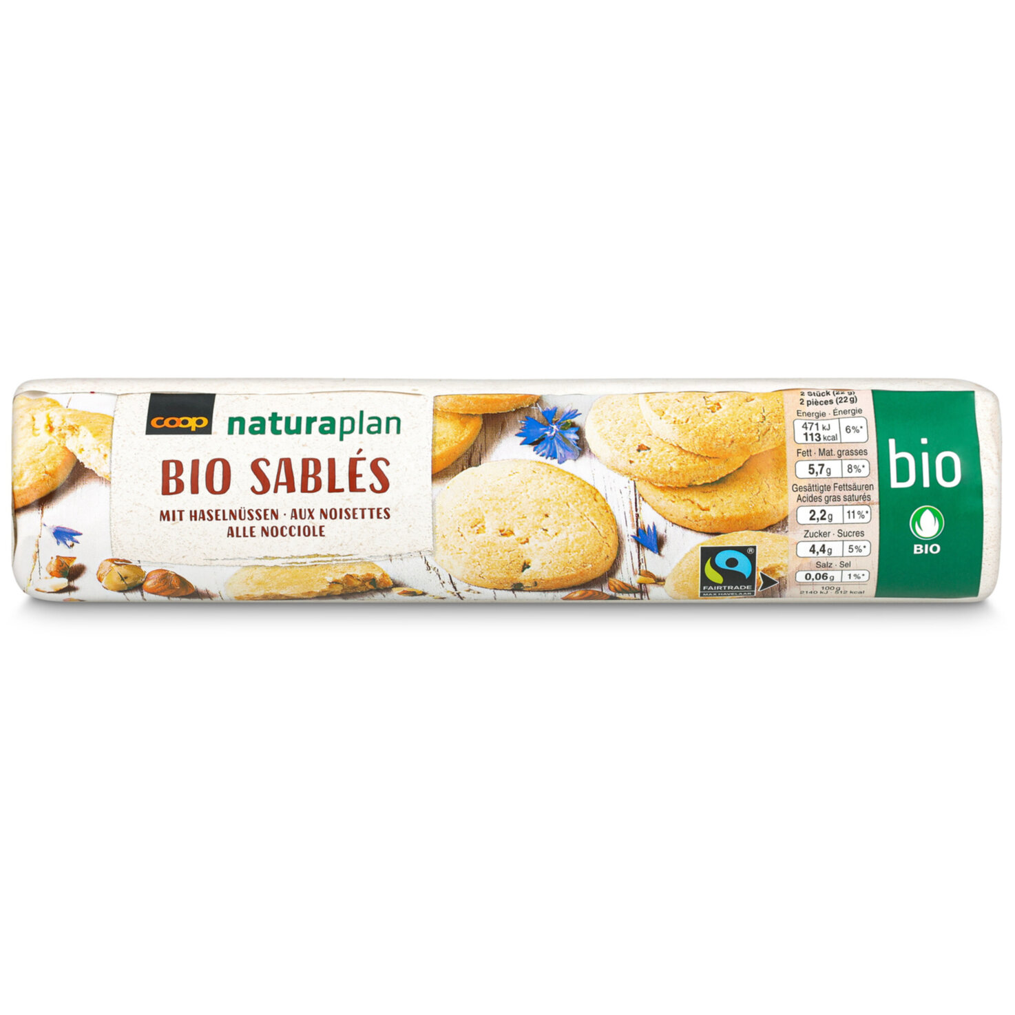 Naturaplan Bio Sablé mit Haselnüssen