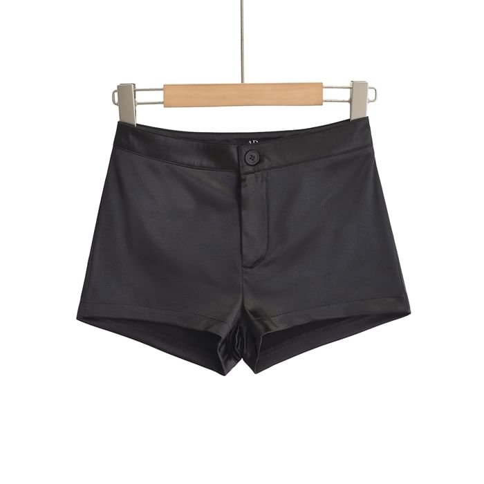 Ulark - Satijnen shorts met lage taille