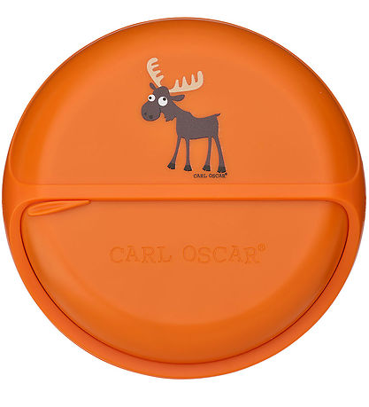 Carl Oscar Snackbox - MiniDisc - 12 cm - Orange m. Elg