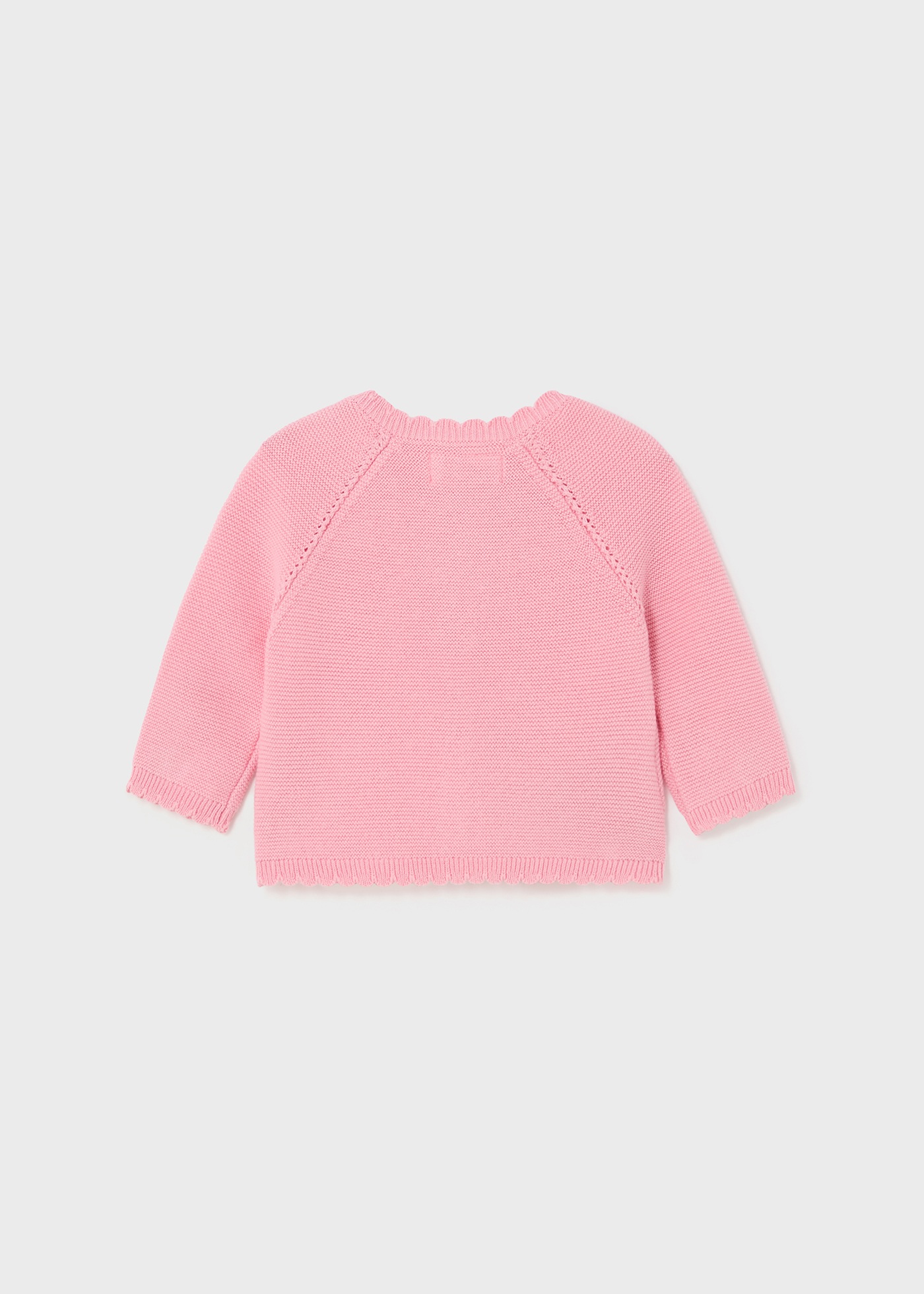 Rebeca tricot Better Cotton recém-nascido branco