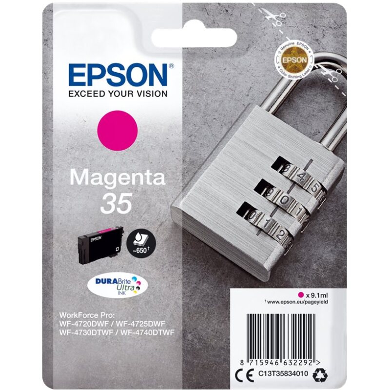 Epson Padlock Encre magenta DURABrite Ultra Cadenas 35