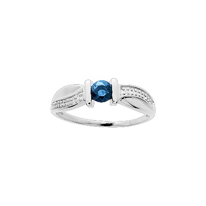 Bague Femme - saphir - Or 18 Carats