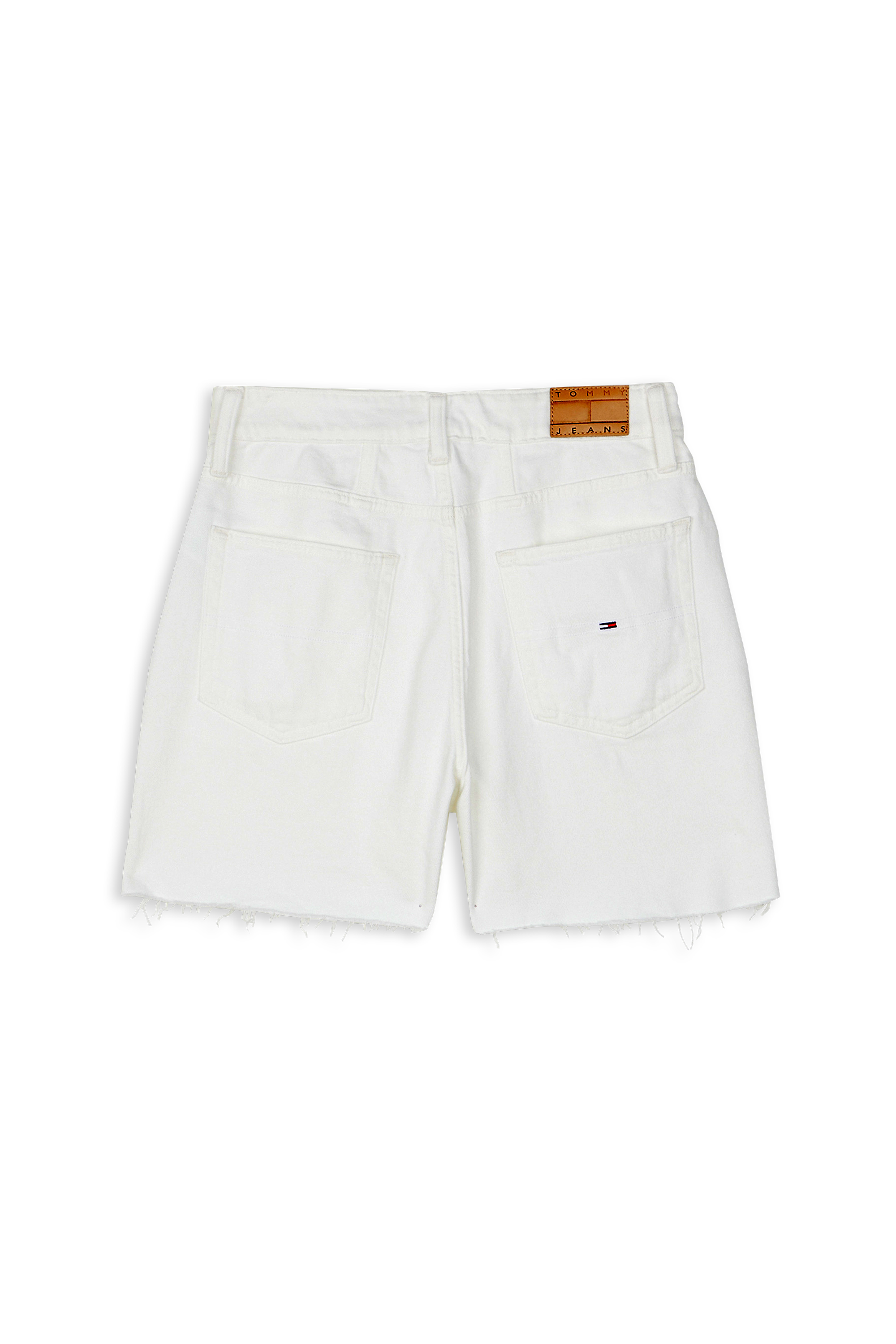 TOMMY JEANS Short  TJW GMD MOM SHORT Blanc