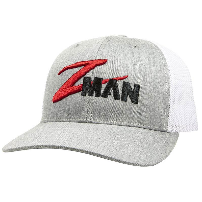Casquette Homme Zman Structured Trucker Hatz - Gris/Blanc