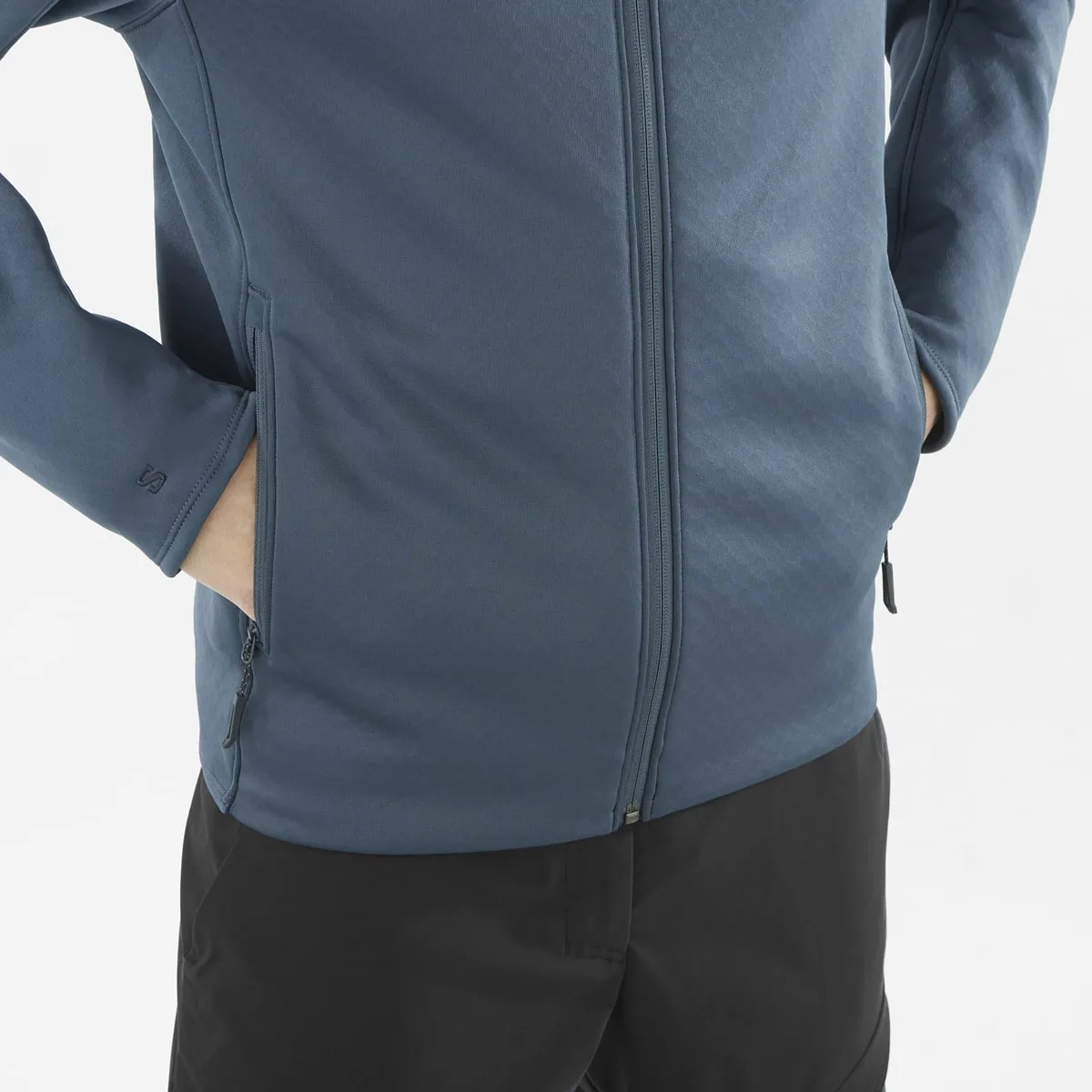 Salomon Men's Sntial Midfleece Midnight Navy