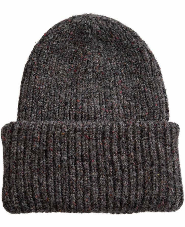 Magasin du Nord Collection 7880 Only Eco Beanie Donegal 1271 Dark Grey Dark grey