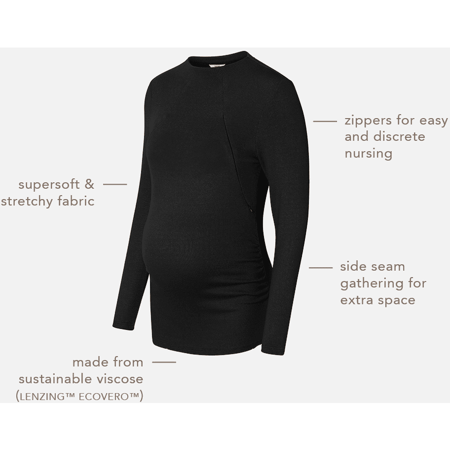Noppies Still-Shirt Rosa Black
