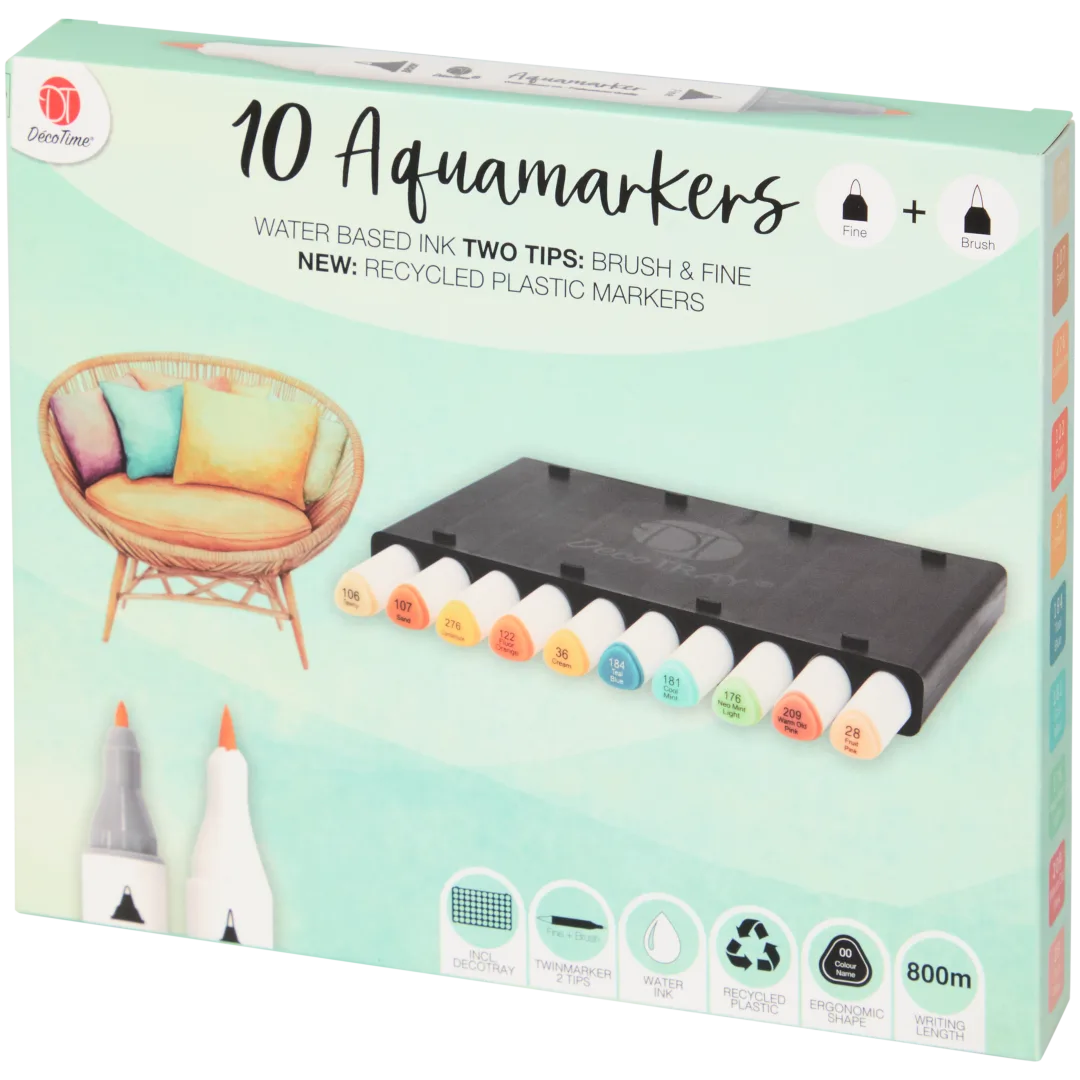 Marqueurs aquarelle DécoTime