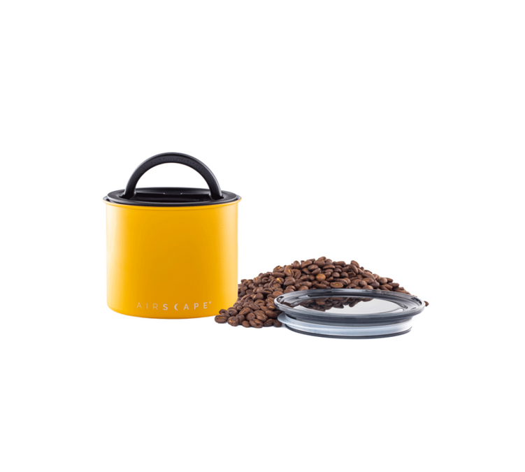 Boîte de conservation métal jaune mat 250gr - Airscape