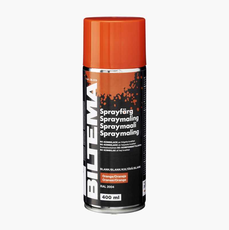 Spraymaling, blank, oransje, 400 ml