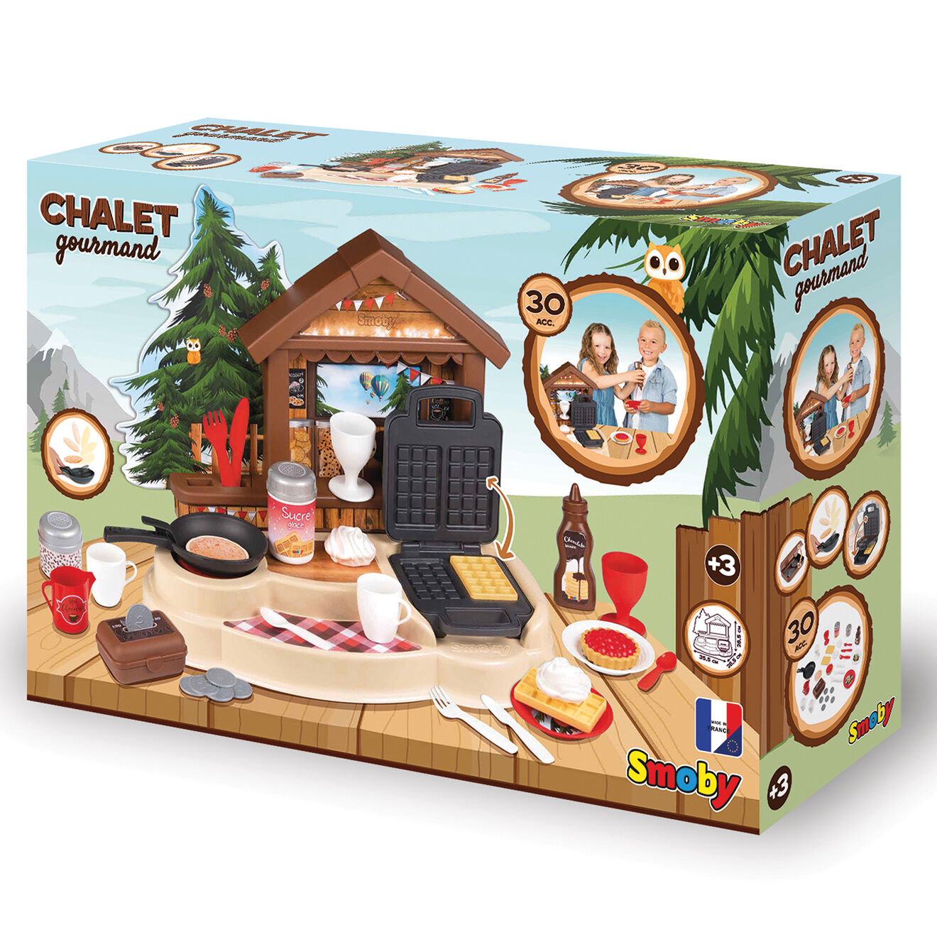 Smoby Chalet gourmand multicolore - 24x13x18.5 cm