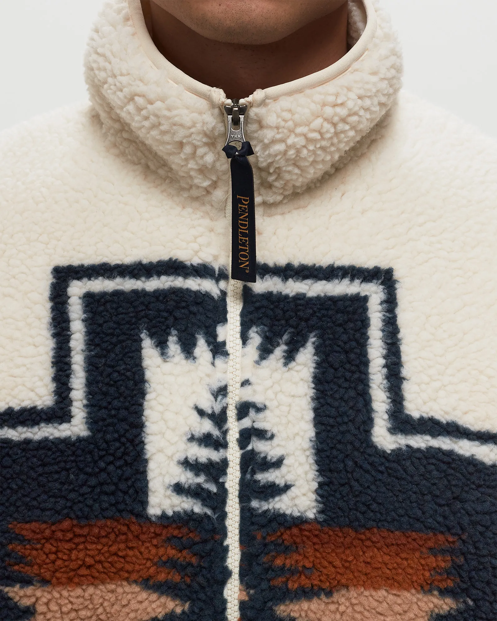 Pendleton BOA STAND BLOUSON IVORY HARDING