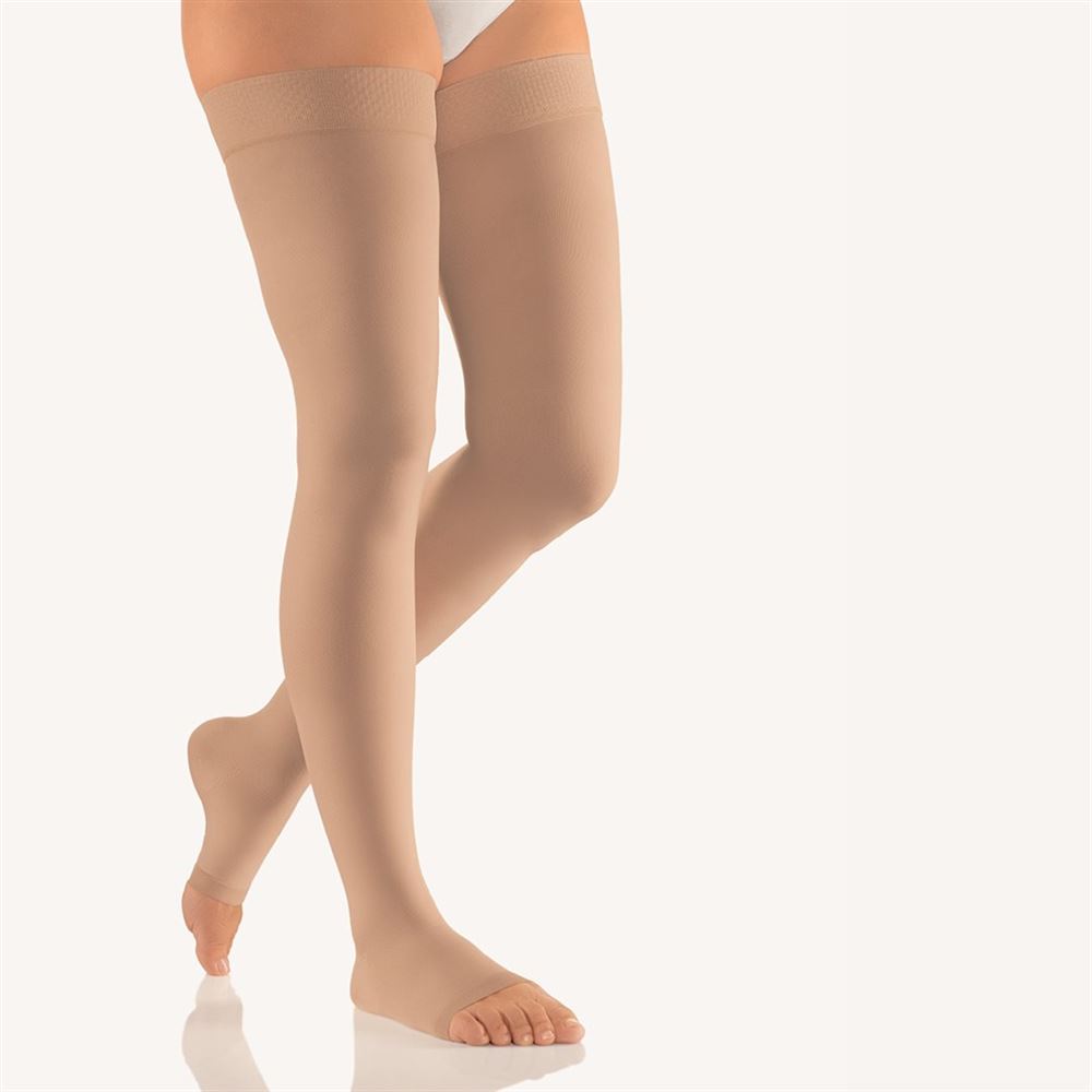 BORT Vital AG KKL2 III offene Spitze weit-normal karamell Noppenhaftband 1 Paar
