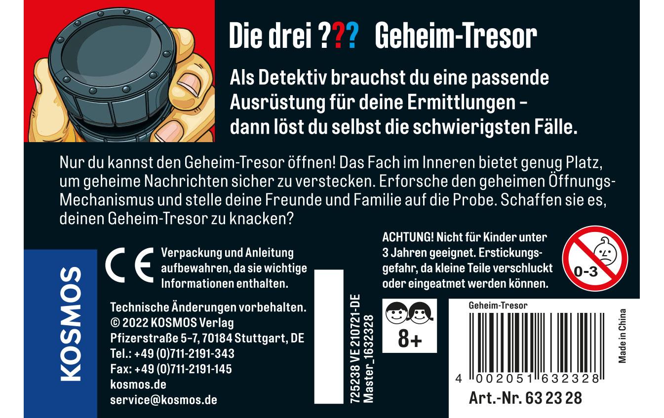 Detektivausrüstung Die drei??? Geheim-TresorOriginelles Gadget für Nachwuchs-Detektive