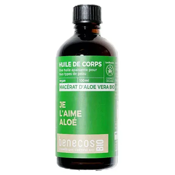 Óleo Corporal Macerado de Aloe Vera Orgânica Benecos 100ml
