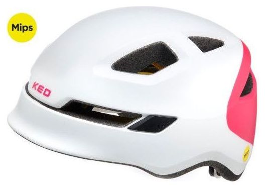 KED Casque Vélo Pop Mips - Blanc