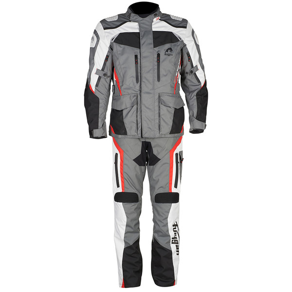 Furygan - Pantalon Apalaches Noir / Gris / Rouge