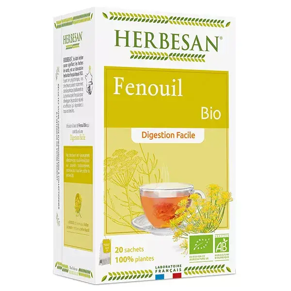 Infusão de Funcho Orgânico Herbesan 20 saquetas
