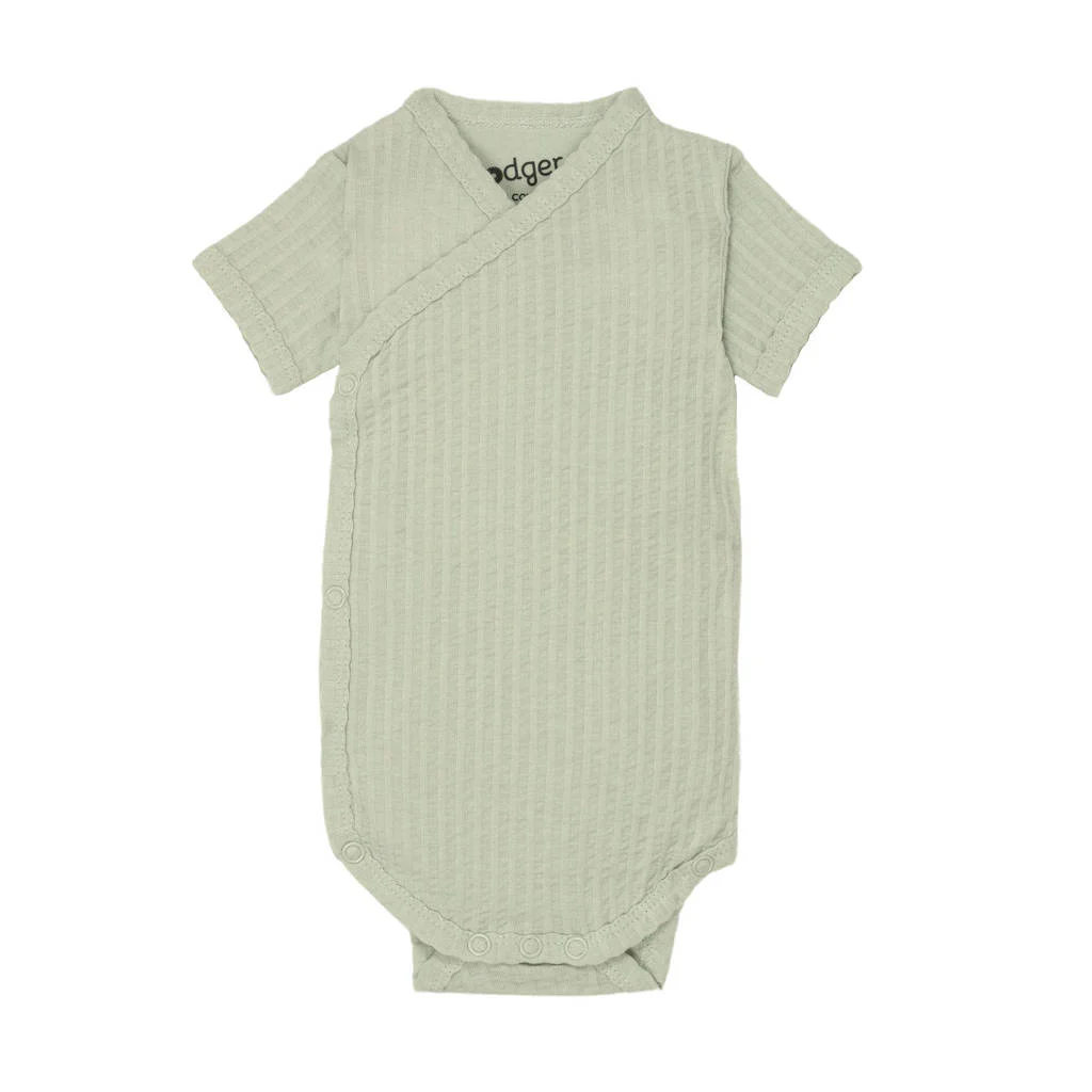 Lodger romper met overslag Seersucker Silk