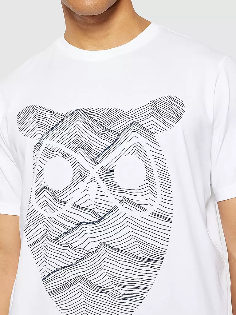 KNOWLEDGE COTTON APPAREL T-Shirt weiss