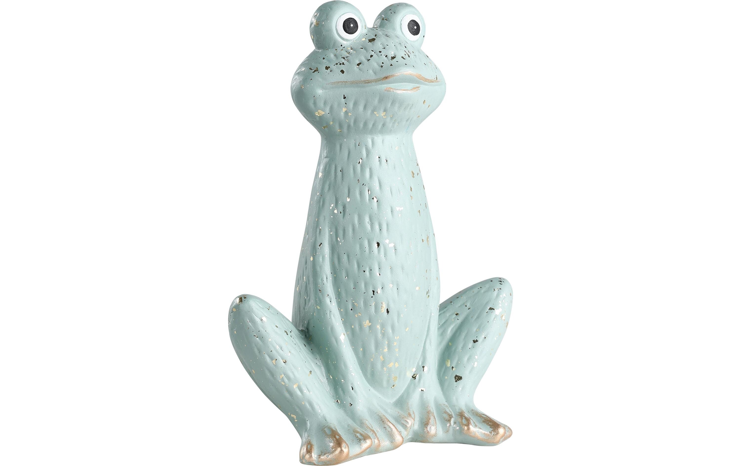 Dekofigur Frosch Saidane 18 cm, MintFroschfigur