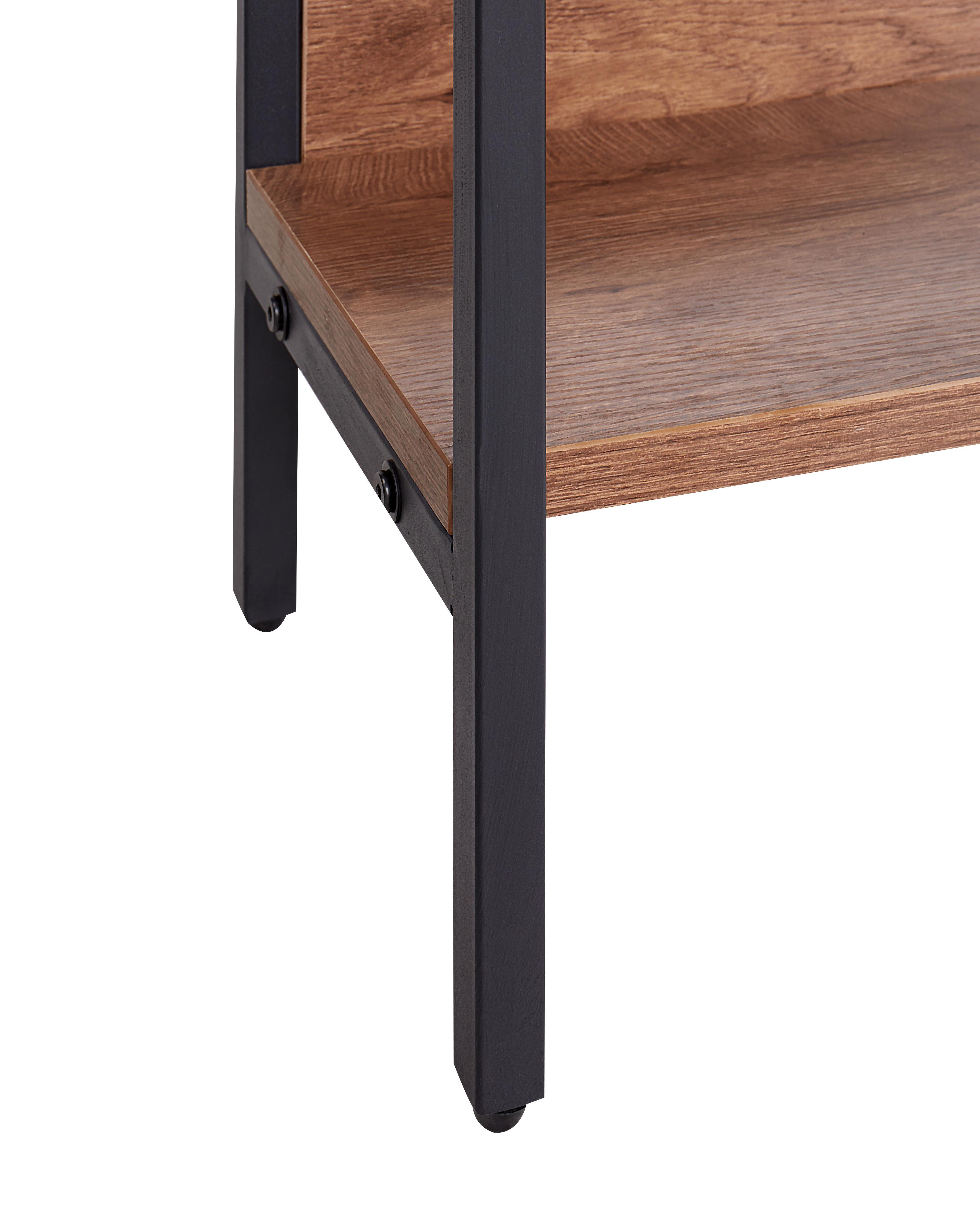 Opbergkast met 6 planken DAVEN 180 cm Bruin