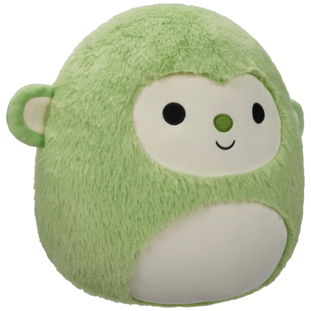 Original Squishmallows 30cm Fuzz-A-Mallows Mills, das grüne Affen-Plüschtier