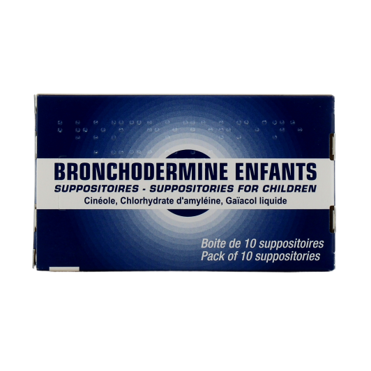 Bronchodermine 10 Suppositoires Enfant ou Adulte