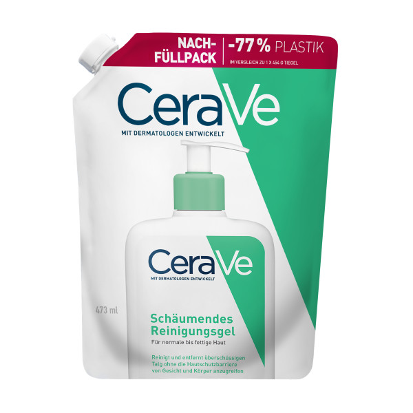 CERAVE Foam Cleans<br>473 ml, Schaum, Refill englisch französisch