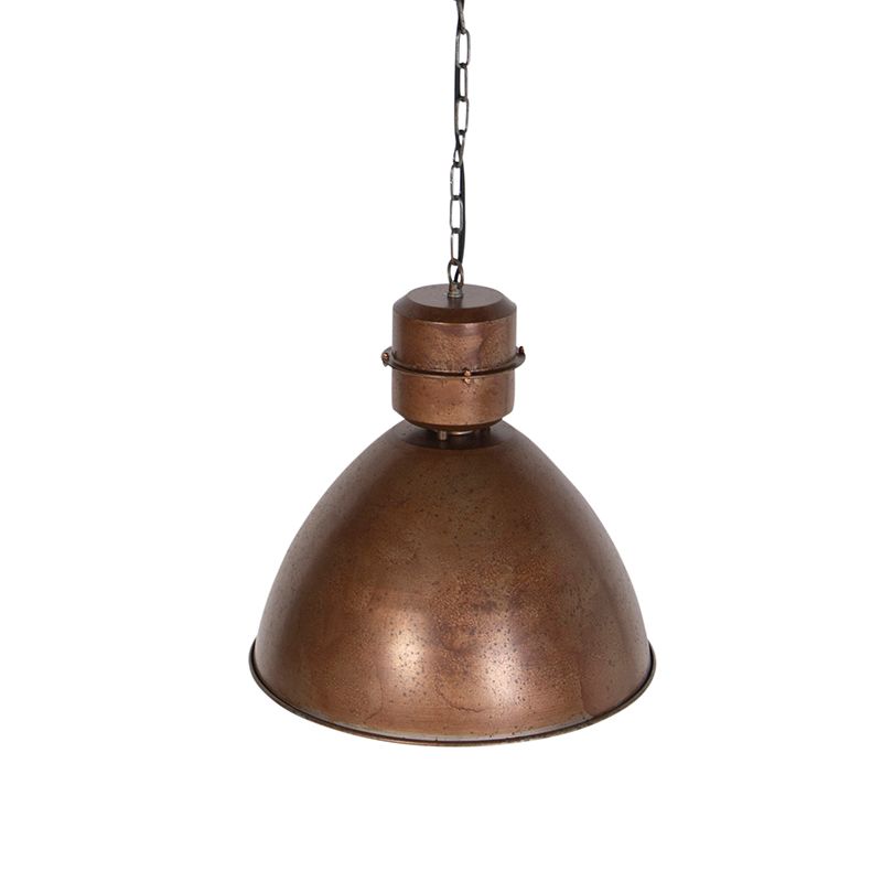 Industriële hanglamp roestbruin - Flynn