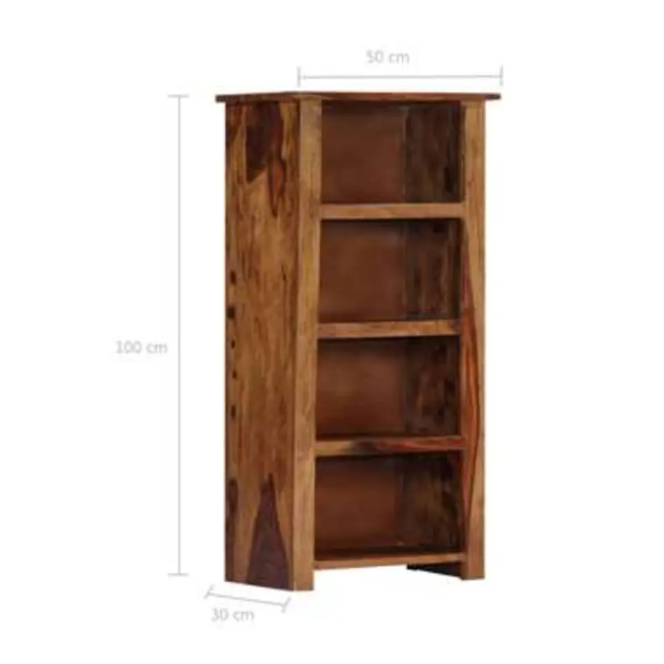vidaXL - Boekenkast - Bruin - Hout