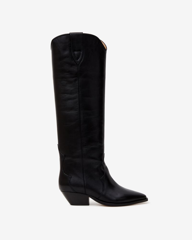 BOTTES EN CUIR VELOURS DENVEE
