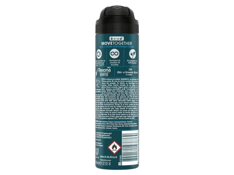 Rexona Deo Spray Nonstop Protection Cobalt Dry 150 ml Anti-Transpirant Spray bietet zuverlässigen Schutz