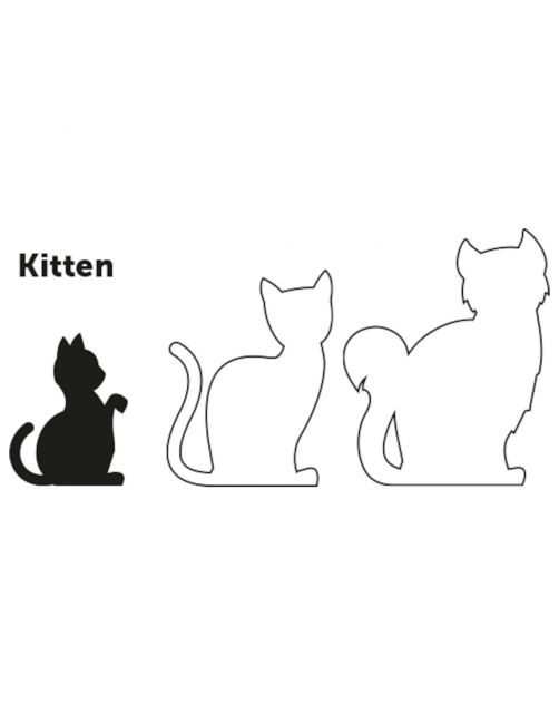 Flamingo Kittenharnas + Lijn Ziggi - Kattentuigje - Zwart 120cm 10mm
