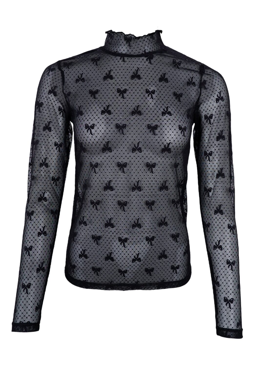 Black Colour Bcbowie Mesh Blouse shirts black