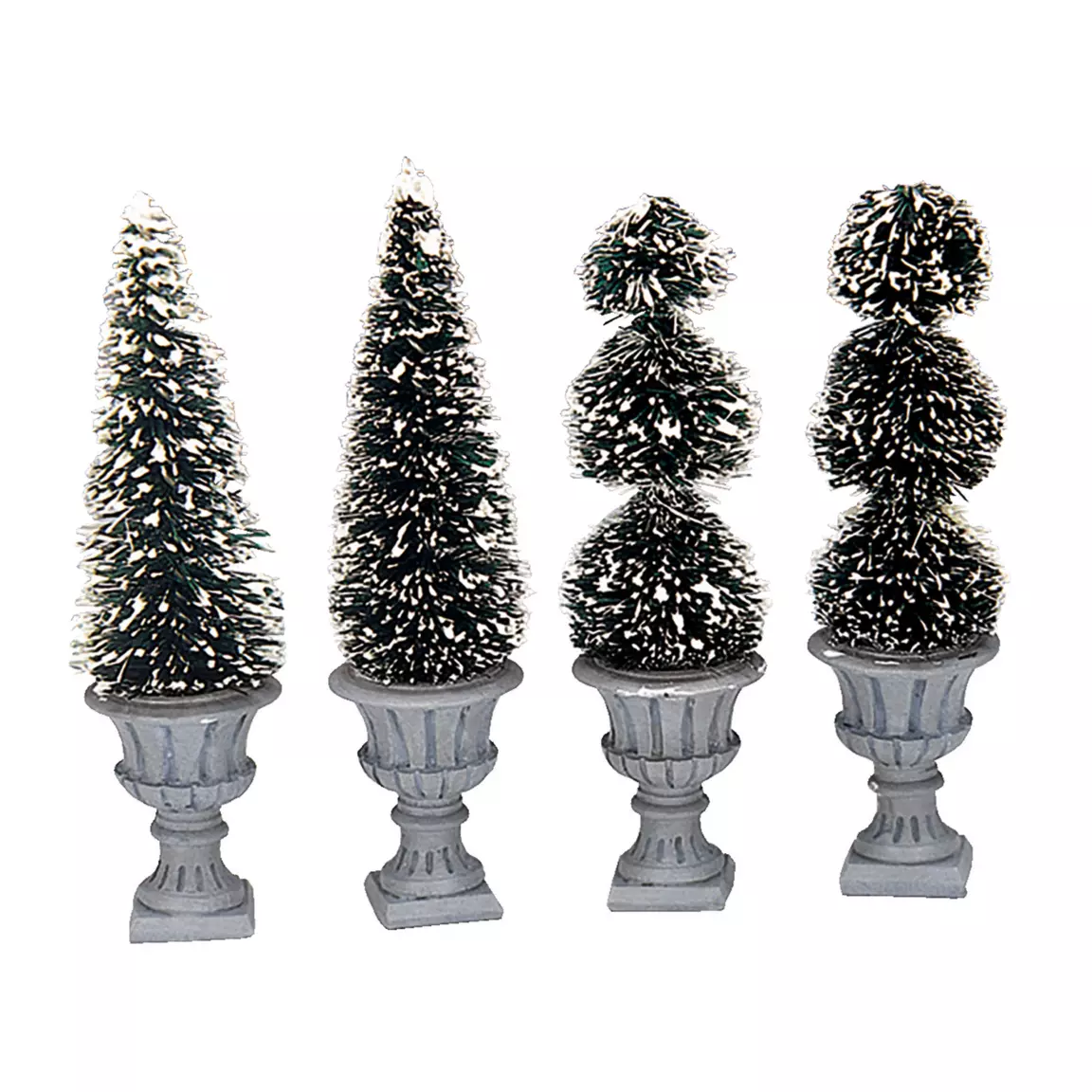 Accessoire Lemax Lot de 4 Topiaires sculptées