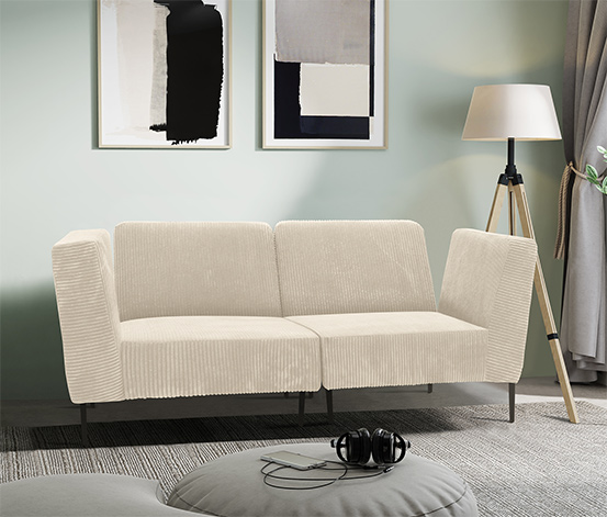 DOMO collection 2-Sitzer »Karlsborg«, beige