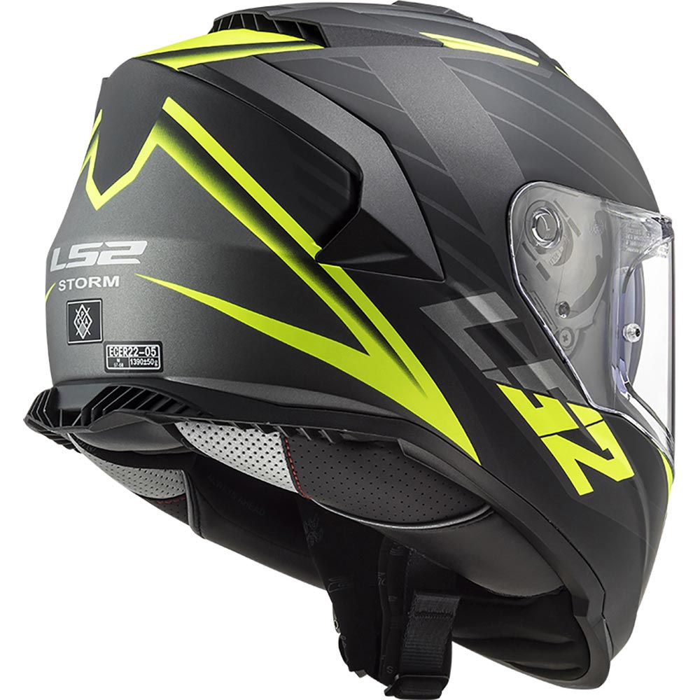 LS2 - Casque FF800 Storm II Nerve Noir / Jaune fluo / Mat